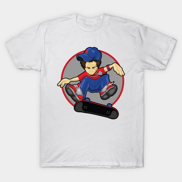 Skateboarder T-Shirt by viSionDesign